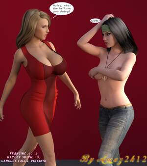 francine smith big boobs shemale - Francine and Hayley Smith- Amazeroth - Porn Cartoon Comics