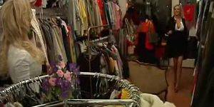 fisting in store - German Babes Fisting In A Clothing Store