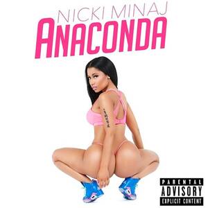 Nicki Minaj Booty Porn - Nicki Minaj Bares Her Booty in a G-String on ''Anaconda'' Cover Art