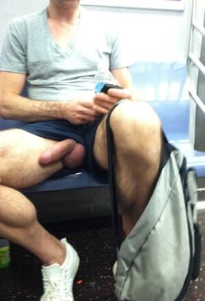 massive cock train - Man Having His Big Cock Out On The Train - Just Cock Pictures