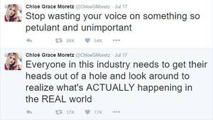 Chloe Moretz Sex Tape - Khloe Kardashian thinks she's leaking a nude photo of ChloÃ« Grace Moretz,  gets corrected by her with proof : r/quityourbullshit