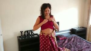 indian wife fuck in saree - Indian Red Saree Bhabhi Caught Watching Porn by Devar Fuck Desi Hindi Audio  - Pornhub.com