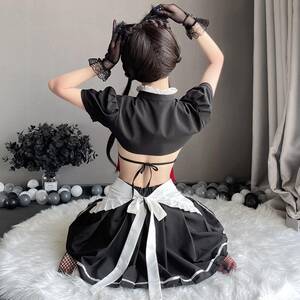 Maid Uniform Porn - Juig Women Sexy Lingerie Maid Dress Cosplay Maid Uniform Movie Anime  Roleplay Perspective Apron Costume Mesh Servant Outfits Porn Set :  Amazon.co.uk: Health & Personal Care