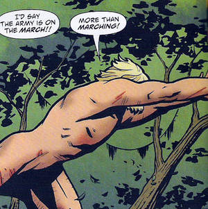 Green Arrow Gay Sex Porn - Ollie being chased by some pissed off Amazons... naked! Special thanks to  Dave in NJ for sharing these great scans from Green Arrow/Black Canary #2