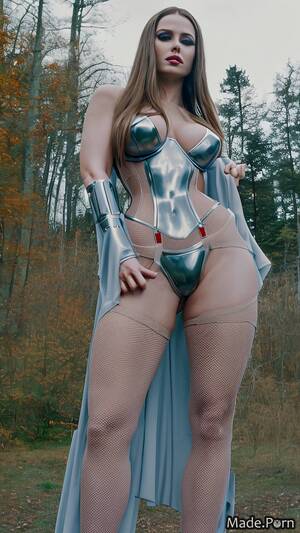 latex corset busty - Porn image of woman tight corset latex perfect boobs busty thighs created  by AI
