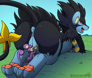 Luxray Porn Comic - anus ass comic feral fur kuroodod luxray master_pet nintendo oral paws  pokemon pussy rattata size_difference trapped