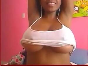 black girls boobs videos - black girl teases with huge boobs in white top - XNXX.COM