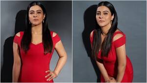 kajol indian actress naked - Kajol burns up the internet in hot red gown with thigh-slit: Pics here |  Fashion Trends - Hindustan Times