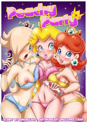 Mario Lesbian Sex - Peachy Party (Mario Series) [Palcomix] - 1 . Peachy Party - Chapter 1 (Mario  Series) [Palcomix] - AllPornComic