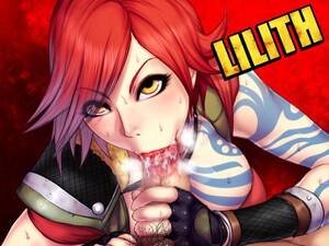 Borderlands Lilith Pussy - Lilith has pushed her skills of blowjob on a highest level! â€“ Borderlands  Hentai