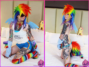 Human Porn Rainbow Dash - ... cosplay, cosplay deviants, cosplay porn, human, human exhibitionism,  human nudity, irl, irl human, nipples, nudity, photo, questionable, rainbow  dash, ...