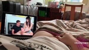 home sex watching - many loud orgasms watching porn. Love being home alone