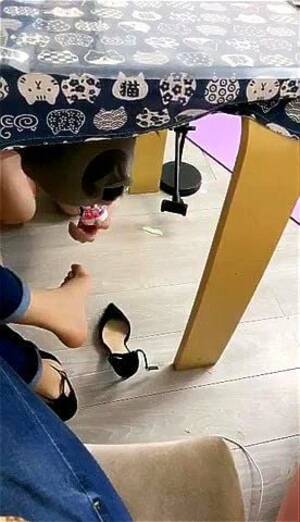 asian feet under table - Watch under table chinese femdom - Femdom, Chinese, Domination Porn -  SpankBang