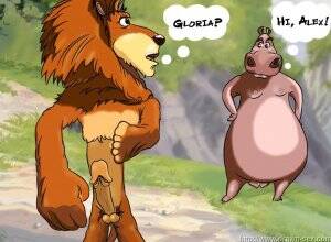 Alex The Lion Porn - Madagascar- Alex & Gloria - Drawn Sex porn comics | Eggporncomics