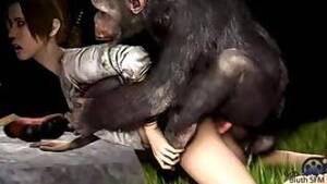 Monkey Sex With Women - blonde have sex with her lovely monkey