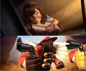As Girls Tf2 Demofemale - Edited imeage of demoman shooting the girl in the overwatch trailer :  r/MemeTemplatesOfficial