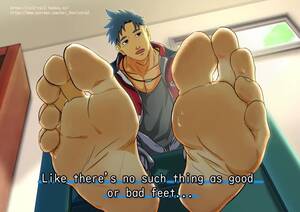 anime foot fisting - Japanese anime smelly feet worship - BoyFriendTV.com