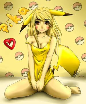 hot nerdy hentai - Pikachu Girl by ~ShihonRainbow on deviantART