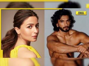 Alia Bhatt Nude Sex - Darlings actor Alia Bhatt reacts to Ranveer Singh's nude photoshoot, says  'main yeh question ko...'