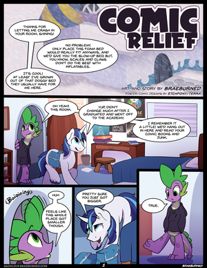 Furry Porn Spike - Comic Relief - Page 1 by Braeburned -- Fur Affinity [dot] net