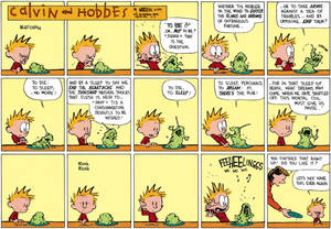 Calvin And Hobbes Babysitter Porn Comic - An entire Sunday comic is devoted to Calvin's ...
