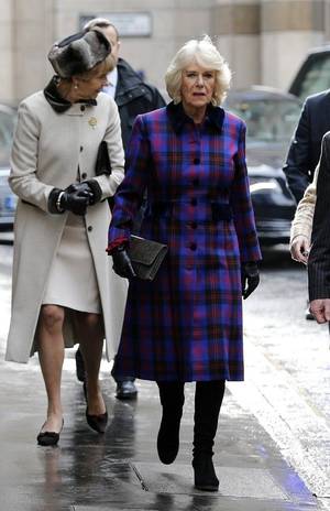 Camilla Bride Porn - Camilla Duchess of Cornwall Visits St. Bride's Church ...