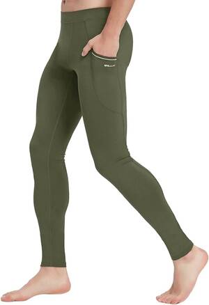Male Yoga Porn - Amazon.com : Willit Men's Active Yoga Leggings Pants Running Dance Tights  with Pockets Cycling Workout Pants Quick Dry Army Green S : Clothing, Shoes  & Jewelry