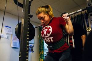 Asian Schoolgirl Socks Porn - Naomi Kutin, 16, who lives in Fair Lawn, N.J., has been competing in power  lifting since she was 8. Credit Sara Naomi Lewkowicz for The New York Times