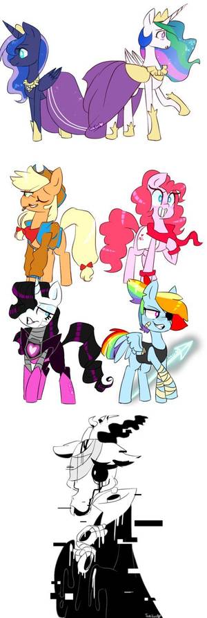 Mlp Fluttershy X Sans Porn - Mlp as Undertale. I never thought of Discord as Gaster, nut it works! I  would switch Apple Jack and Pinkie Pie though. <I imagine fluttershy as sans  tho.