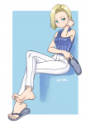 Android 18 Foot Porn - Foot-Fetish-Booru