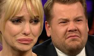 Anna Faris Porn - Anna Faris cries on The Late Late Show along with host James Corden | Daily  Mail Online