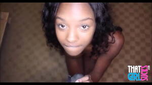 ebony teen pov blowjob - Young Petite Black Ebony Strips Down And Gives Great Blowjob To White Guy  POV - XNXX.COM