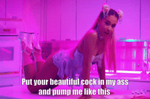 Ariana Blowjob Captions - Ariana Grande - Porn With Text