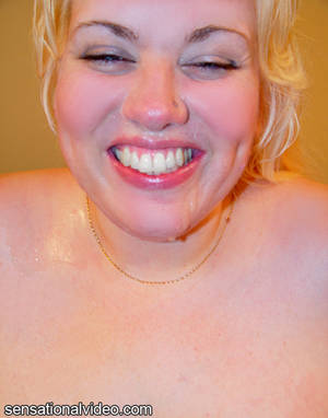 fat pale tits - Plump pale skinned blonde with shaved fat pussy gets nude and plays with  her tits