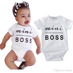 Boy Baby Porn - 2018 Baby Romper Overall Infant Boutique Clothes Mini Boss Rompers Dress  Next Kids Clothing Toddlers Bodysuit Porn Leotards Girl One Piece Outfit  From ...