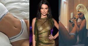 Kendra Kardashian Porn - Kendall Jenner's Most Naked Moments Of All Time