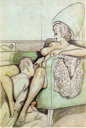 femdom vintage erotica - The Master Of The College Nurse â€“ Erotic Drawings â€œYes, the Brits did have  sex between 1945 and The title refers to the name of the artist: 'There is  no ...