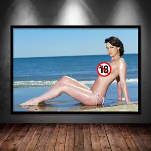 nude beach girl photo gallery - Wall Art Picture Hot Sexy Girl Sophie Howard Bikini Beach Adult Model  Posters And Prints Canvas Art Paintings For Room Decor - Painting &  Calligraphy - AliExpress
