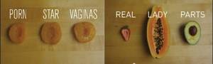 between - PORN SEX VS REAL SEX. PSA Uses Snacks To Show Difference Between Porn Sex  And
