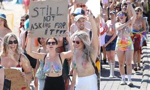 naked hairy girls nude beach - Women are offended by others going topless - but men are not, scientists  find | Daily Mail Online