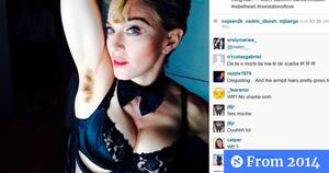 Madonna Porn Captions - Madonna Makes Waves With Hairy Armpit Shot on Instagram - Israeli Culture -  Haaretz.com