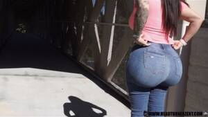 Fake Booty Porn - Fake Booty in Jeans