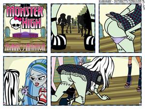 Monster High Frankie Stein Porn - Frankie's Initiation (Monster High) [Blargsnarf] Porn Comic - AllPornComic