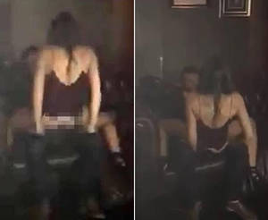 Caught Having Public Sex Porn - Two randy revellers were filmed having sex on a nightclub sofa in front of  other clubbers