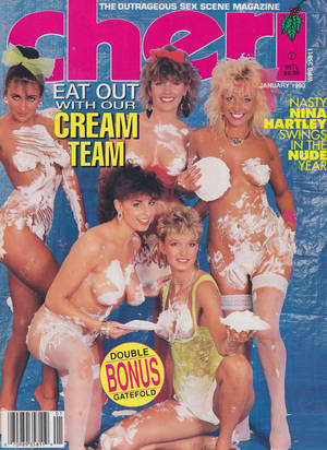 Cheri Magazine - Cheri January 1990 magazine back issue Cheri magizine back copy cheri  magazine back issues 1990 hot