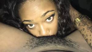 eating black hairy pussy - Cute Girl Eating A Hairy Black Pussy