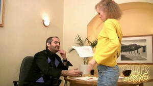 European Grandpa Porn - Dirty grandpa fucks European teen babe | xHamster