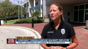 Caption Milk Theft - VIDEO: Couple steals a pool from Walmart in brazen theft caught on camera