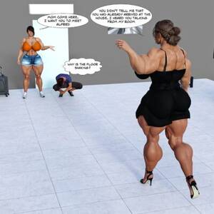 Mother In Law Cartoon Porn Captions Enslaved - Slave - Huge Mother-In-Law | Porn Comics