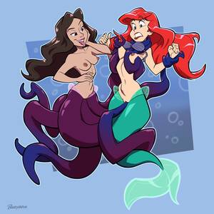 Mermaid Sex Porn - Rule34 - If it exists, there is porn of it / berryvapor, ariel, vanessa  (the little mermaid) / 7144402